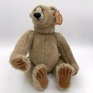 Heartfelt‎ Collectibles George Bear Denise Purrington Rare Plush Jointed Brown